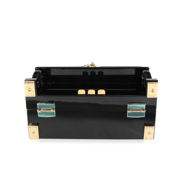 Dolce & Gabbana Hand Painted Wooden Piano Box Bag with Snakeskin Strap - Picture 5 of 8